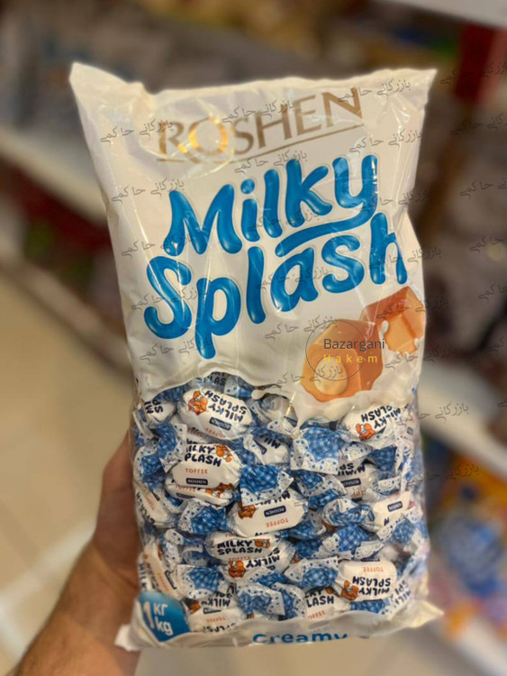 شکلات خارجی میلکی اسپلش برند روشن بدون واسطه و با حاشیه سود پایین فروش به صورت تکی و عمده