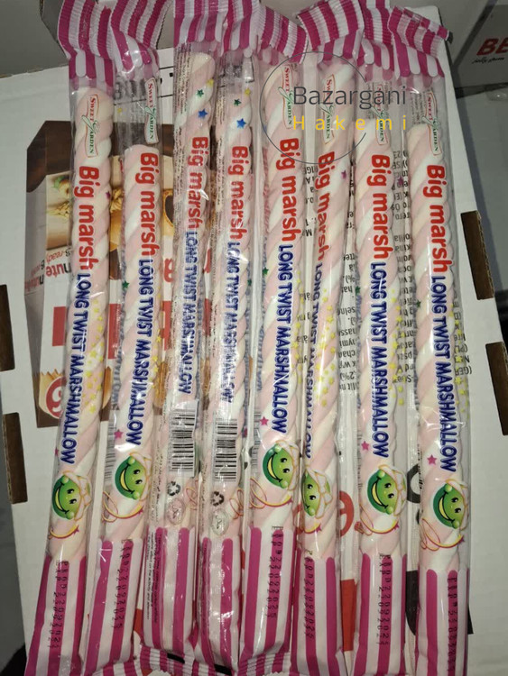 مارشمالو پیچی طنابی محصول چین