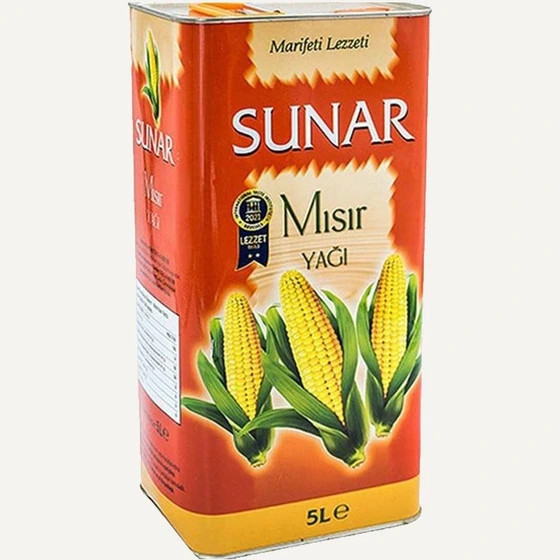 روغن ذرت سونار پنج لیتری ترکیه ای برای پخت و پز، سالاد، ماکارونی و...