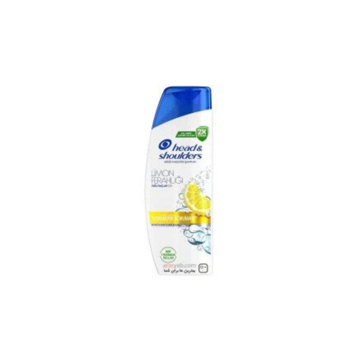 شامپو ضد شوره مردانه head & shoulders با رایحه لیمو حجم 330 میلی(واردات قانونی از منطقه آزاد ارس)