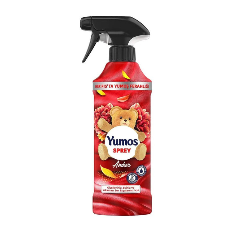 اسپری خوشبو کننده یوموش مدل amber با رایحه گل کهربا حجم 450 میل(واردات قانونی از منطقه آزاد ارس) برند: Yumoș