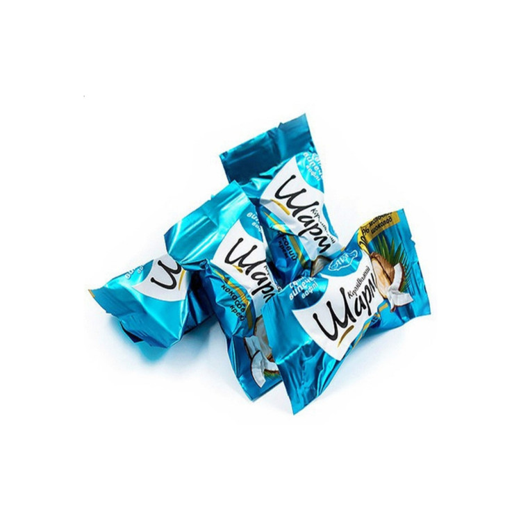 شکلات ویفر فله واپم آبی ABK Royal Charm با مغز کرم نارگیلی