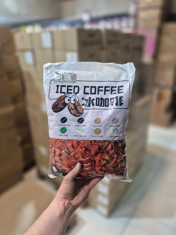 قرص قهوه ایس کافی کندی با طعم لاته iced Coffe candy اصل