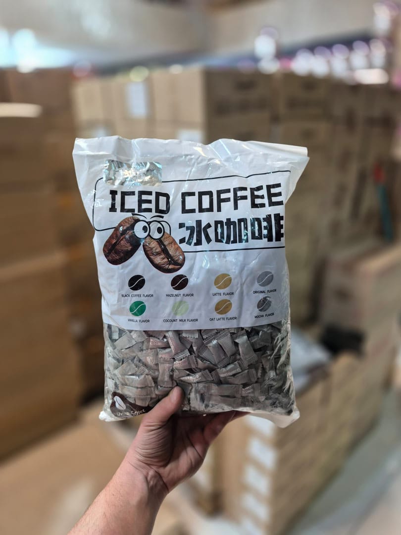 قرص قهوه ایس کافی کندی با طعم موکا iced Coffe candy اصل
