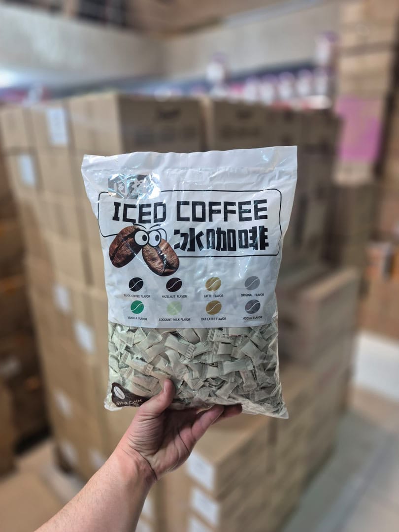 قرص قهوه ایس کافی کندی با طعم شیر ترامیسو iced Coffe candy اصل