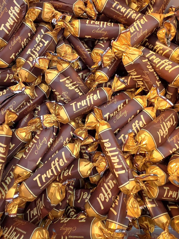 شکلات ترافل لاکوند روسیه مدل Truffel Lakkond بسته یک کیلویی