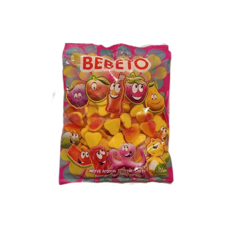 پاستیل ببتو قلبی شکری بسته یک کیلویی